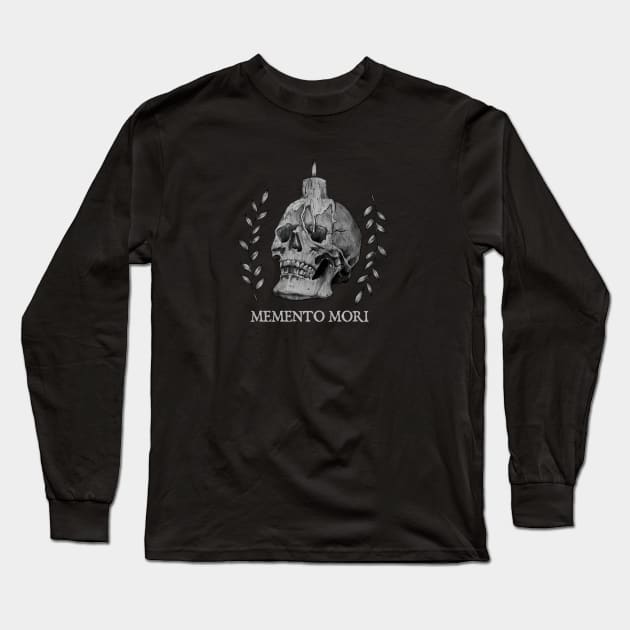 Memento Mori Long Sleeve T-Shirt by StudiousStoic